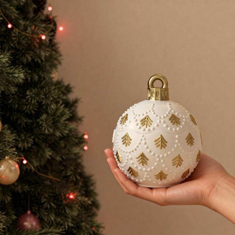 Soap Making Jar - Y1UD Christmas Ball Silicone Cup Molds