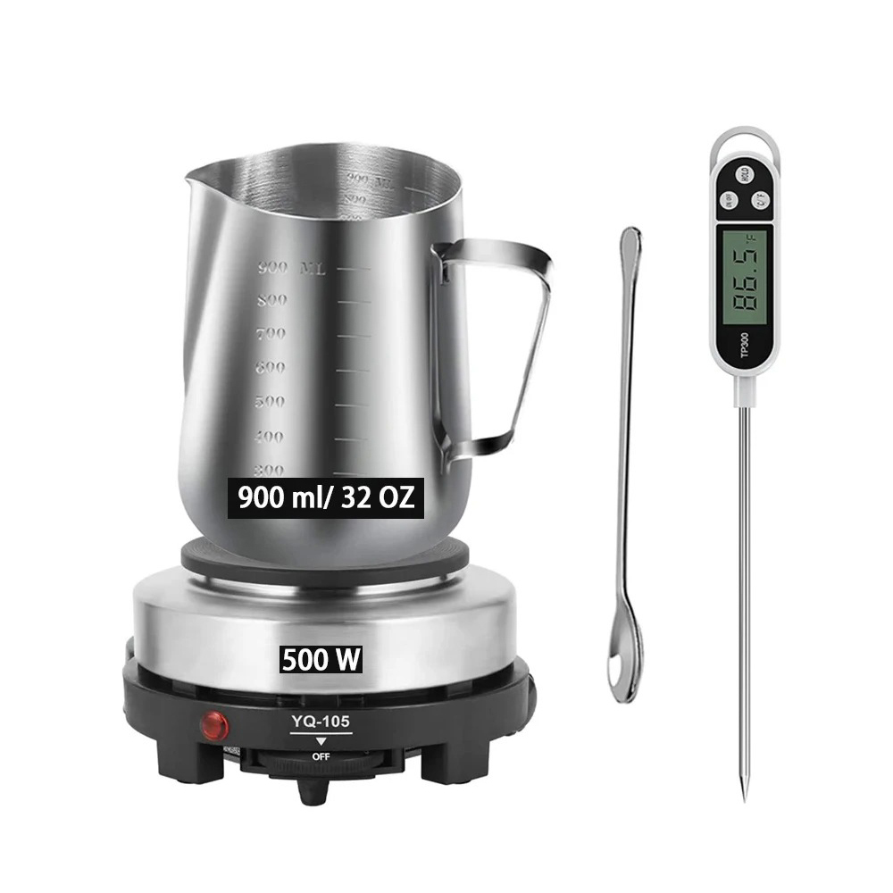 Soap Making Jar - Gemos Candle Making Supplies Tools Kit,