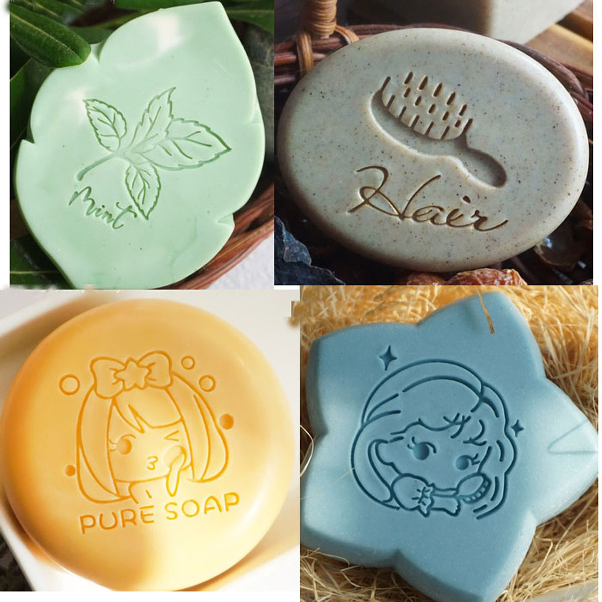 Soap Making Websites - Transparent Acrylic Soap Stamp for Handmade