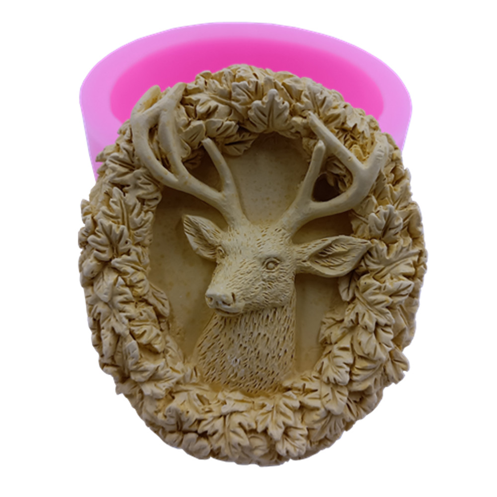 Soap Making Designs - Deer Design Soap Silicone Mold for