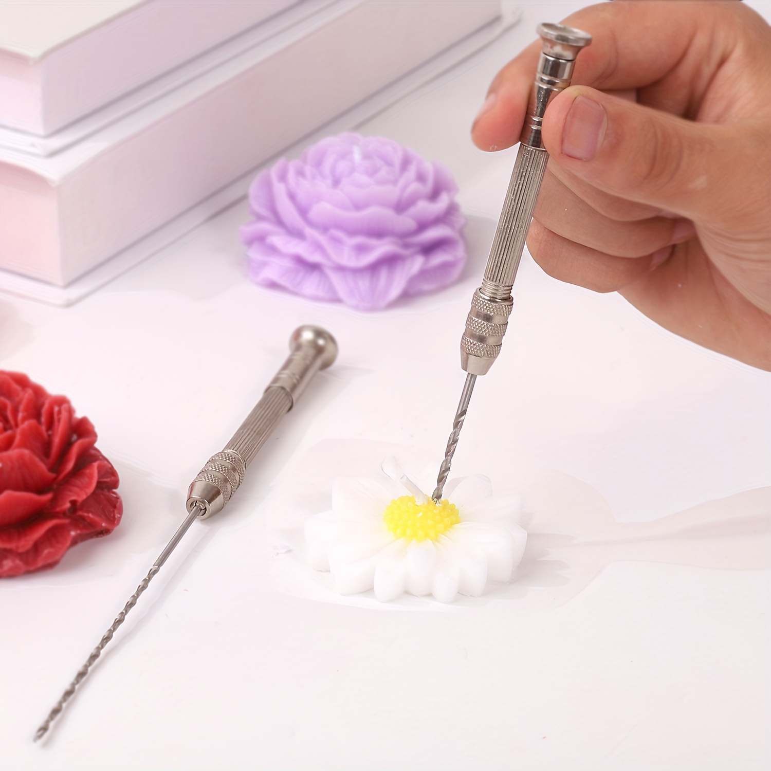 Soap Making Jar - A set of candle punching tools