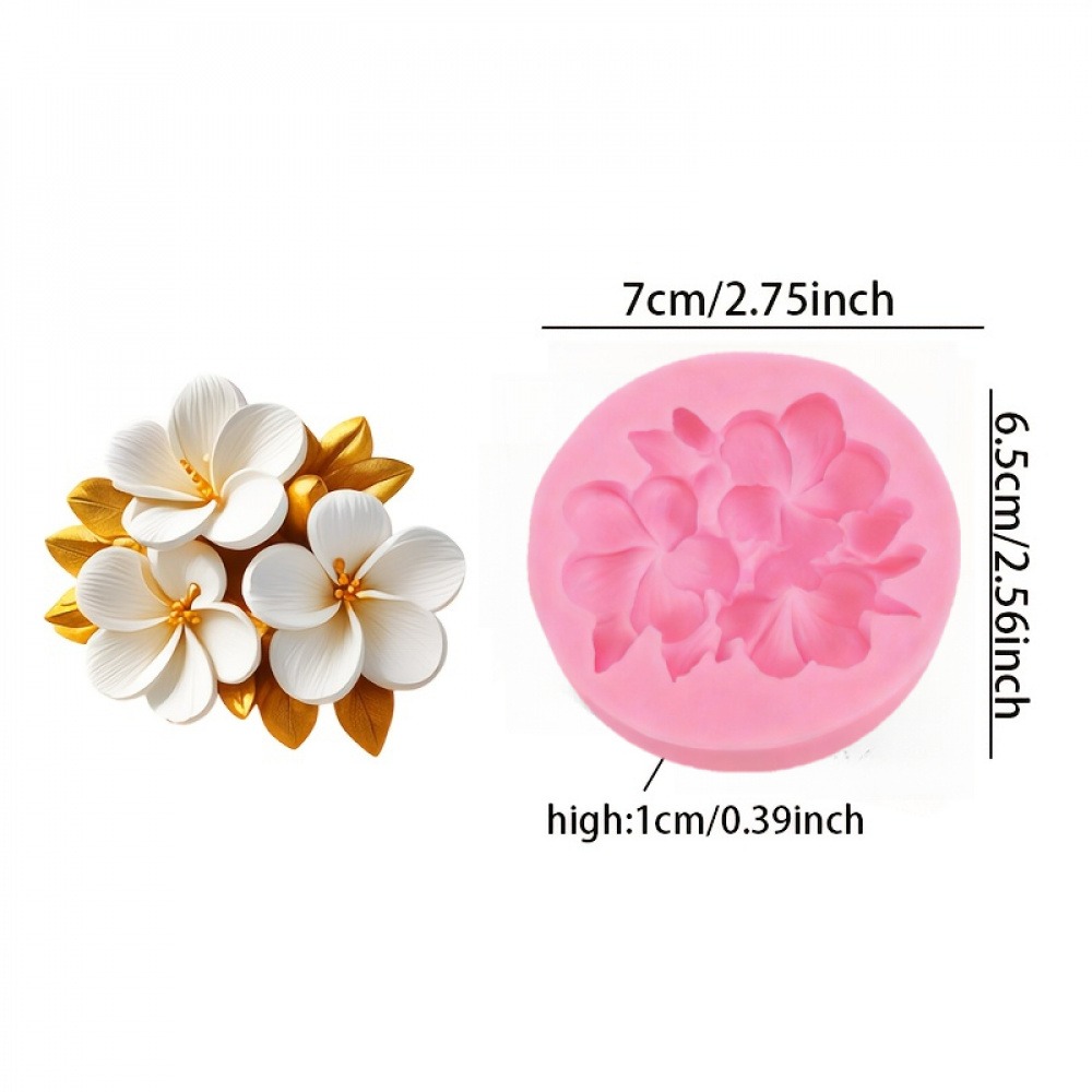 2 Pink Plumeria Silicone Molds - Soap Making Designs incelemesi ve fiyatı