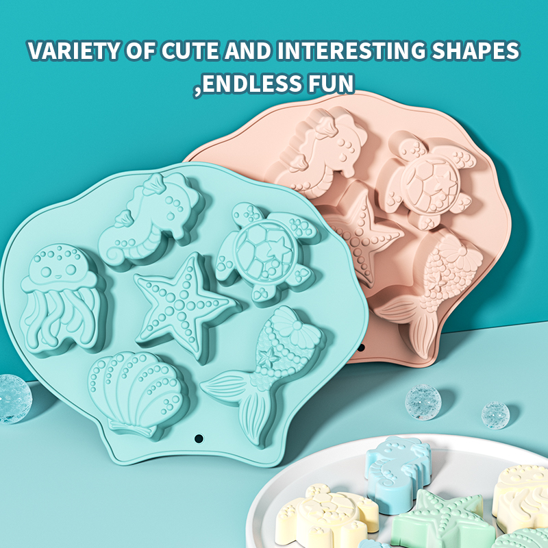 Ocean Fondant Silicone Mold Sh - Soap Making Designs incelemesi ve fiyatı