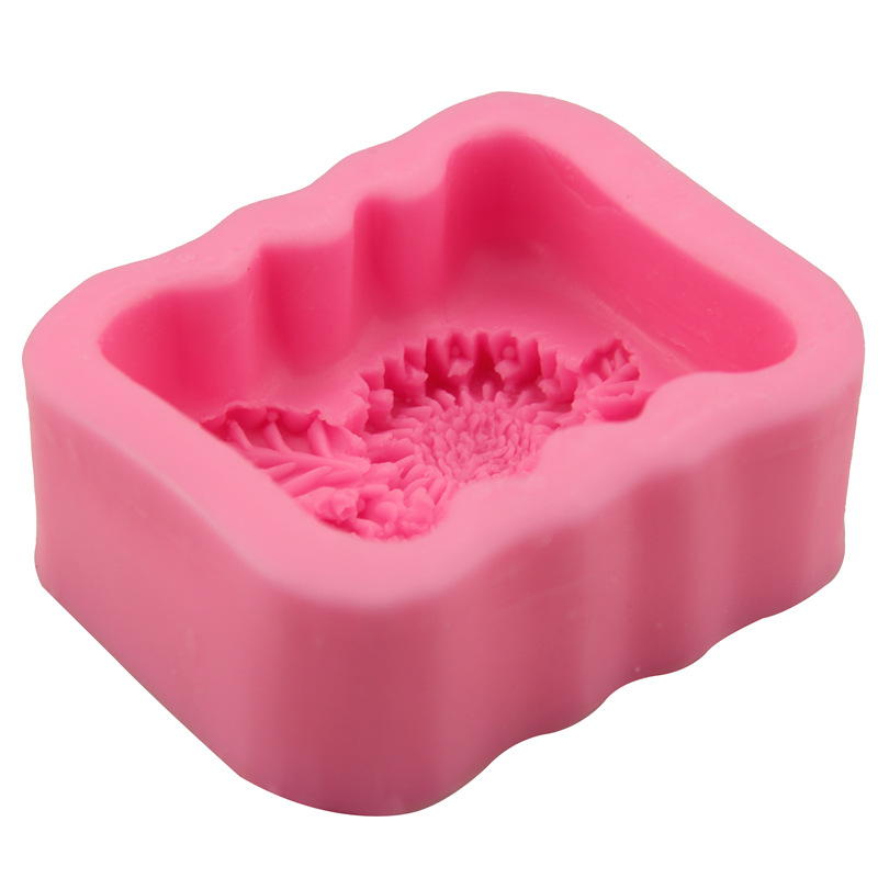 3D Square Flower Silicone Soap - Soap Making Homemade incelemesi ve fiyatı