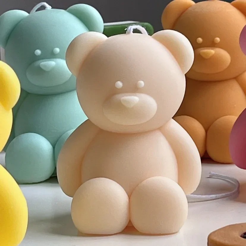 3D Cute Cartoon Bear Silicone  - Soap Making Diy Kit incelemesi ve fiyatı