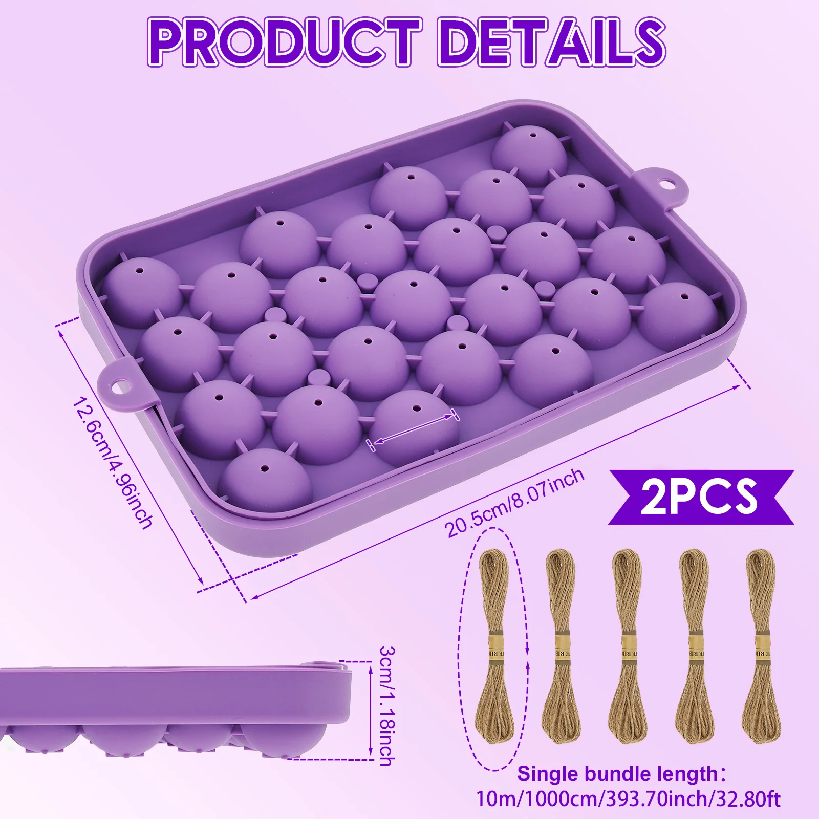 2 Pcs Grape Ball Handmade Soap - Soap Making Diy Kit incelemesi ve fiyatı