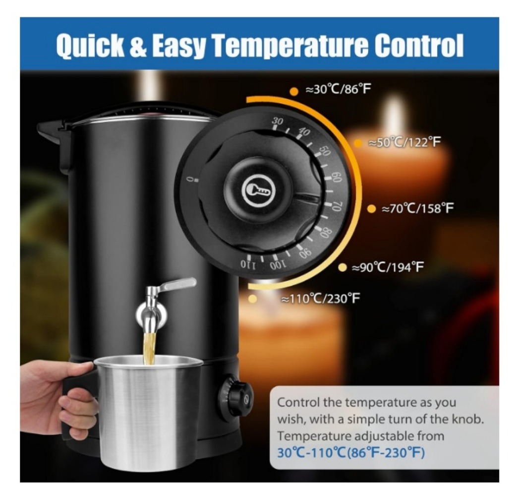 5L/9L/10L Electric Wax Melt Ov - Quick Soap Making incelemesi ve fiyatı