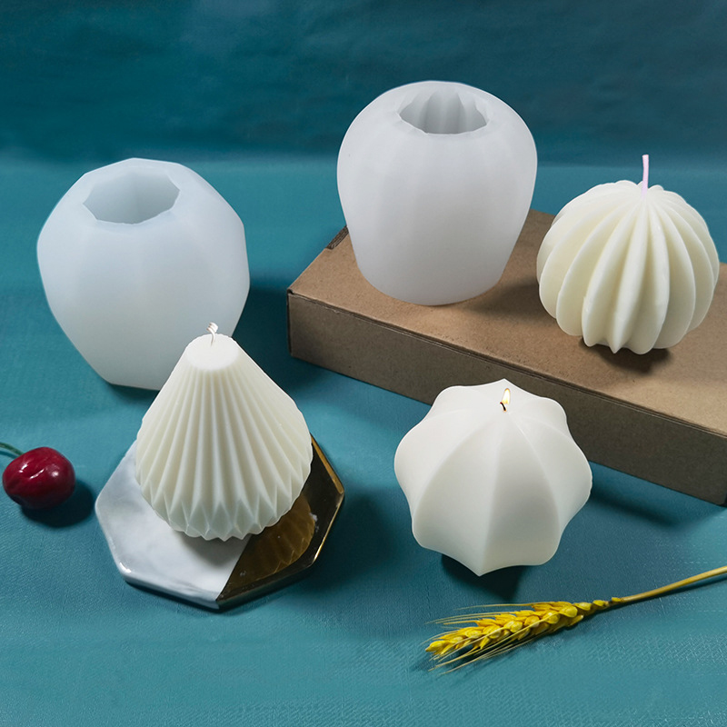 3D Silicone Candle Molds Geome - Soap Making Homemade incelemesi ve fiyatı
