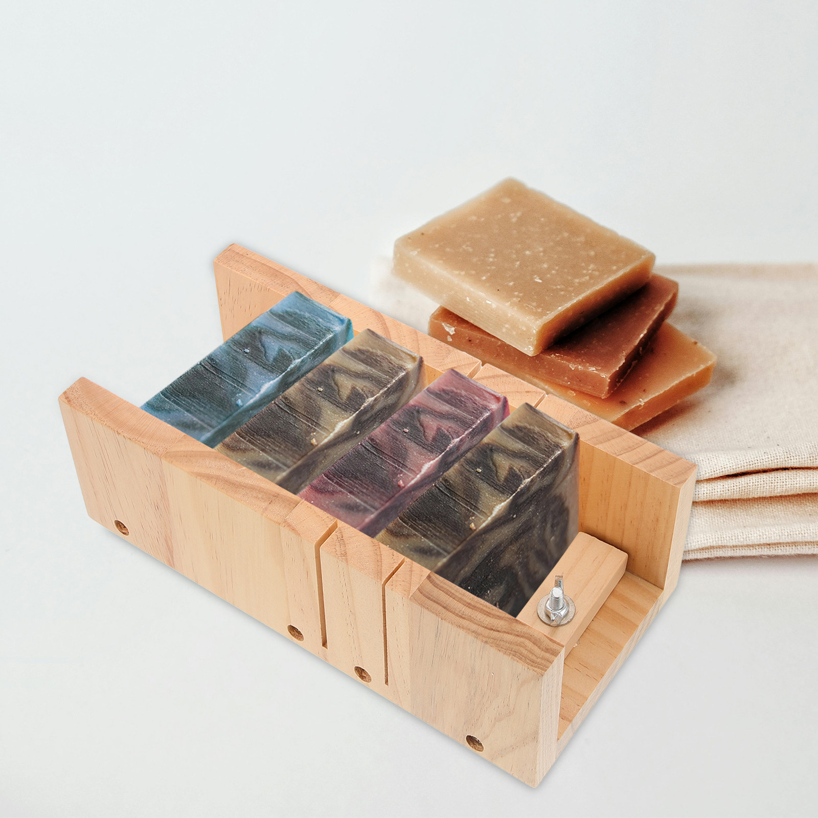 Wooden Soap Cutter Mold with D - Soap Making With Soap Base incelemesi ve fiyatı