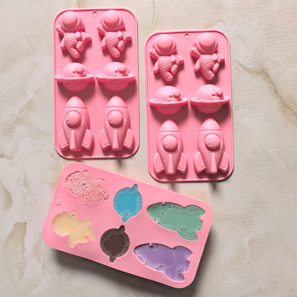 1pc Creative rocket astronaut  - Soap Making Designs incelemesi ve fiyatı
