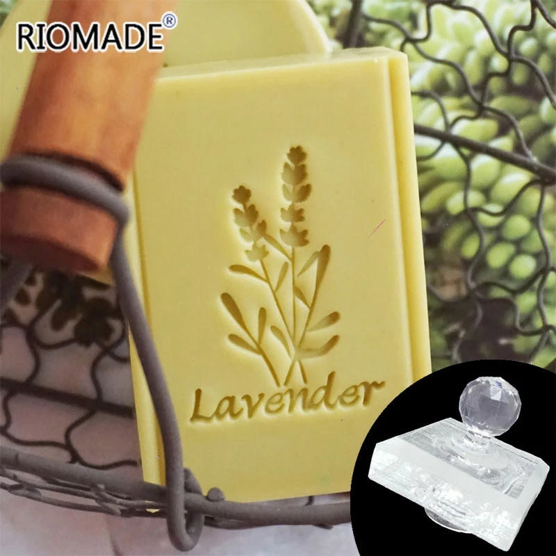 Lavender Acrylic Soap Stamp Na - Soap Making Websites incelemesi ve fiyatı