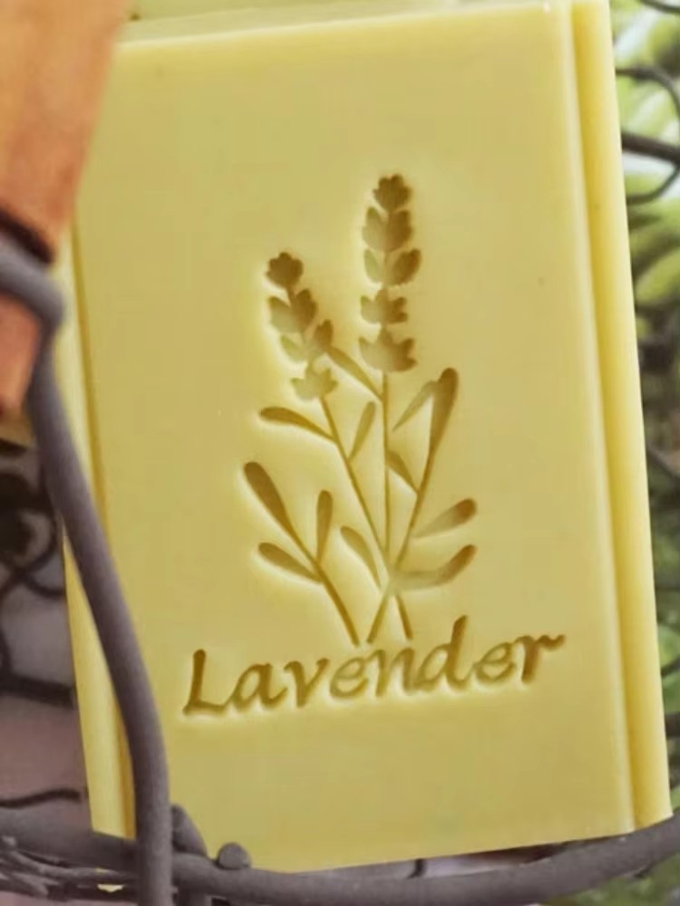 Lavender Acrylic Soap Stamp Na - Soap Making Websites incelemesi ve fiyatı