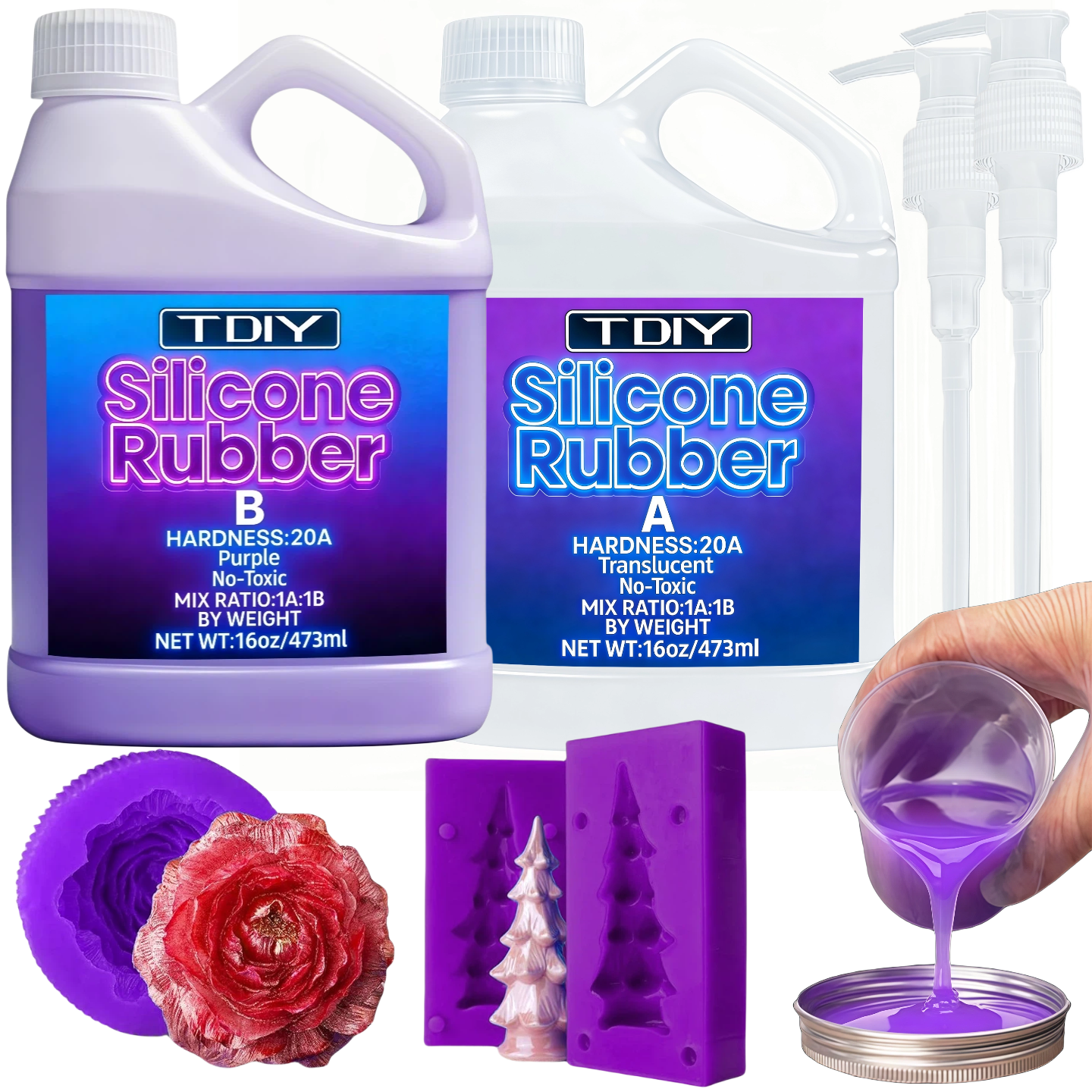 Liquid Silicone Rubber Kit - H - Soap Making Diy Kit incelemesi ve fiyatı