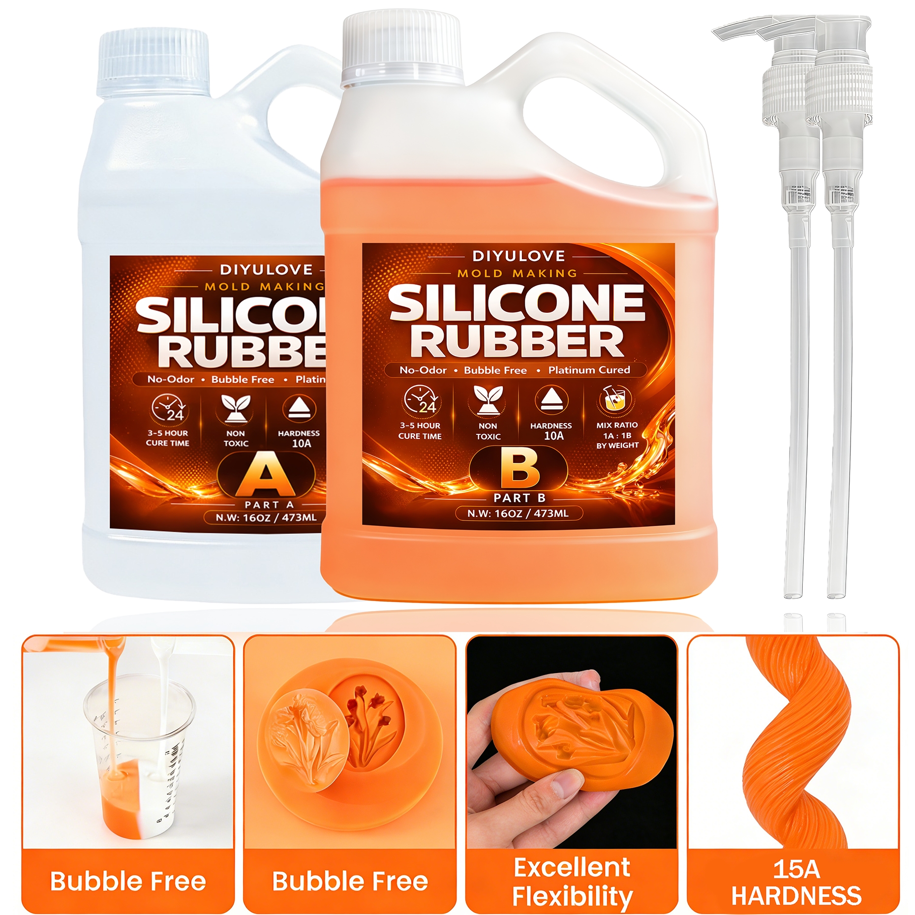Liquid Silicone Rubber Kit,Hig - Soap Making Diy Kit incelemesi ve fiyatı