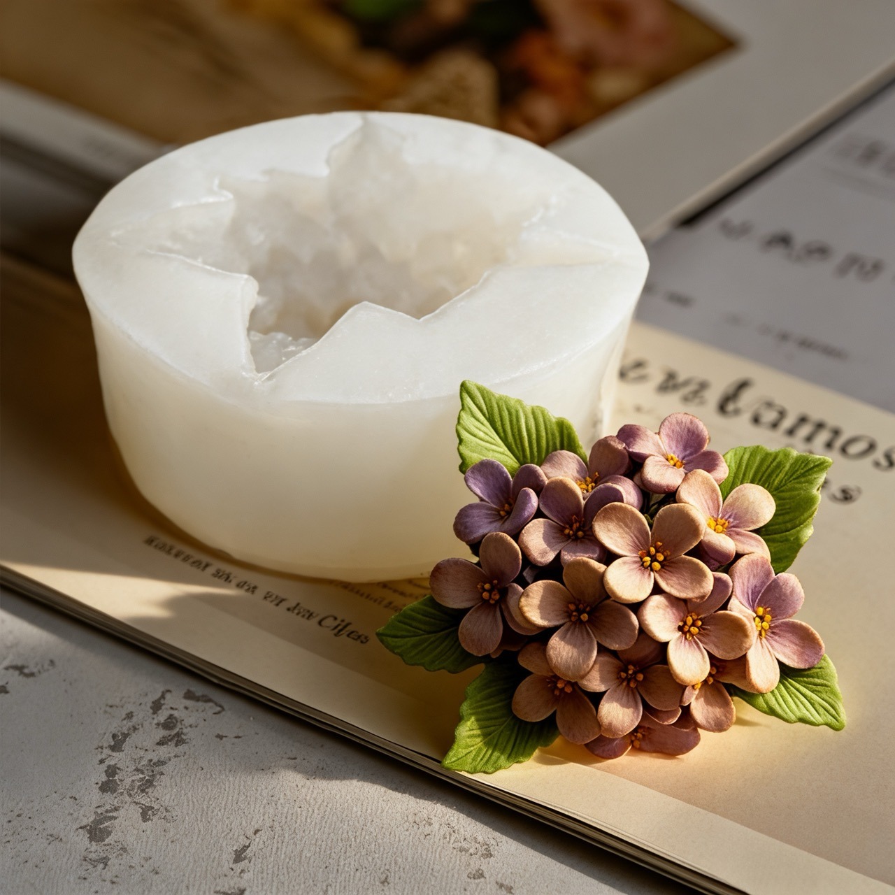 2-Piece 3D Rose and Lilac Sili - Soap Making Designs incelemesi ve fiyatı
