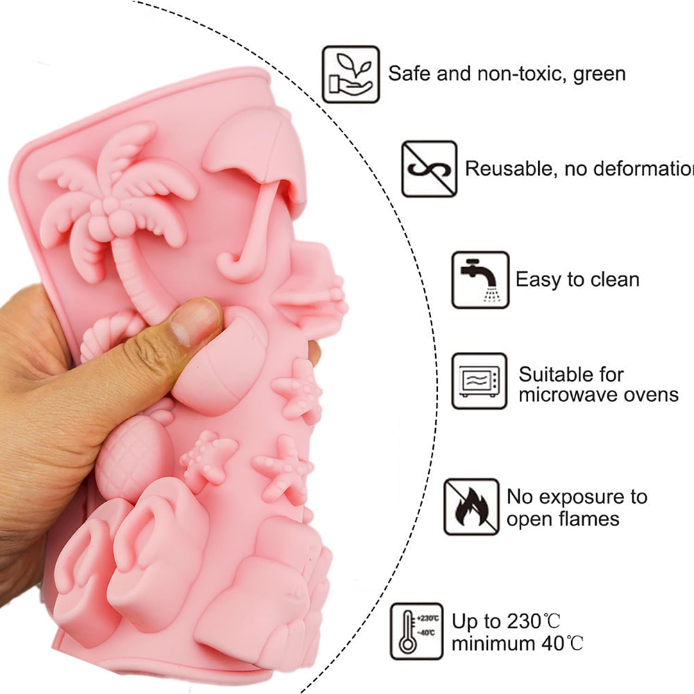 Summer Beach Theme Silicone Mo - Soap Making Designs incelemesi ve fiyatı