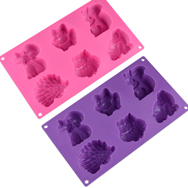1Pcs Forest Animals Silicone S - Soap Making Websites incelemesi ve fiyatı