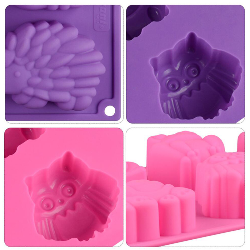 1Pcs Forest Animals Silicone S - Soap Making Websites incelemesi ve fiyatı