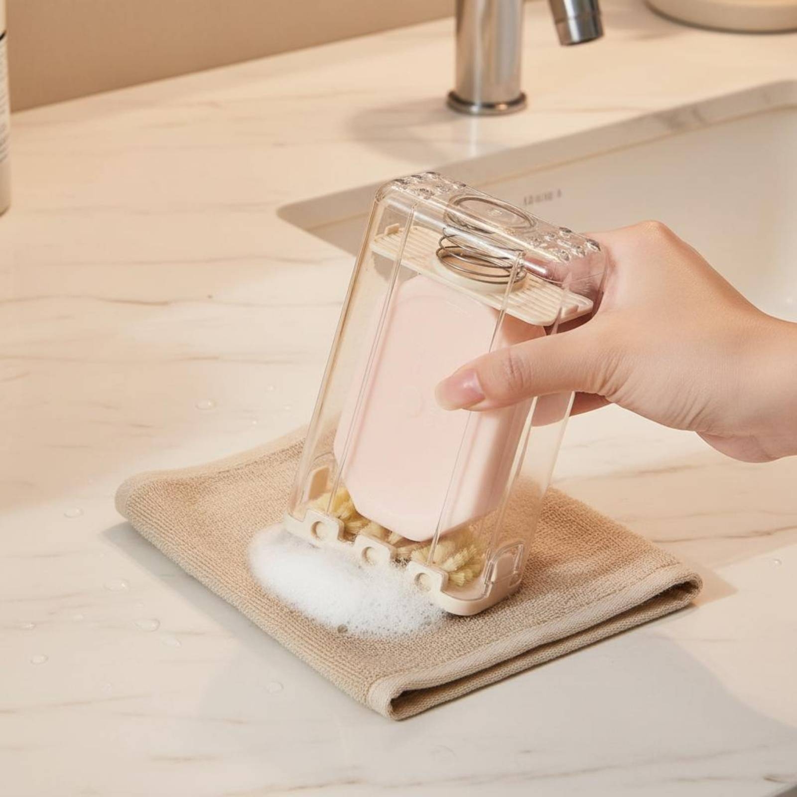 Soap Dish with Brush Foam Maki - Quick Soap Making incelemesi ve fiyatı