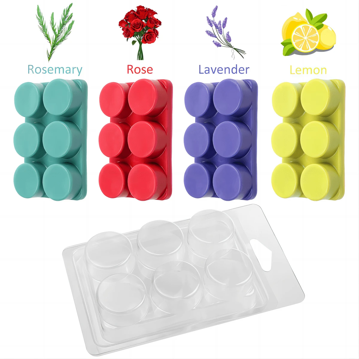 10pcs Wax Melt Mold, Wax Melt  - Soap Making Websites incelemesi ve fiyatı