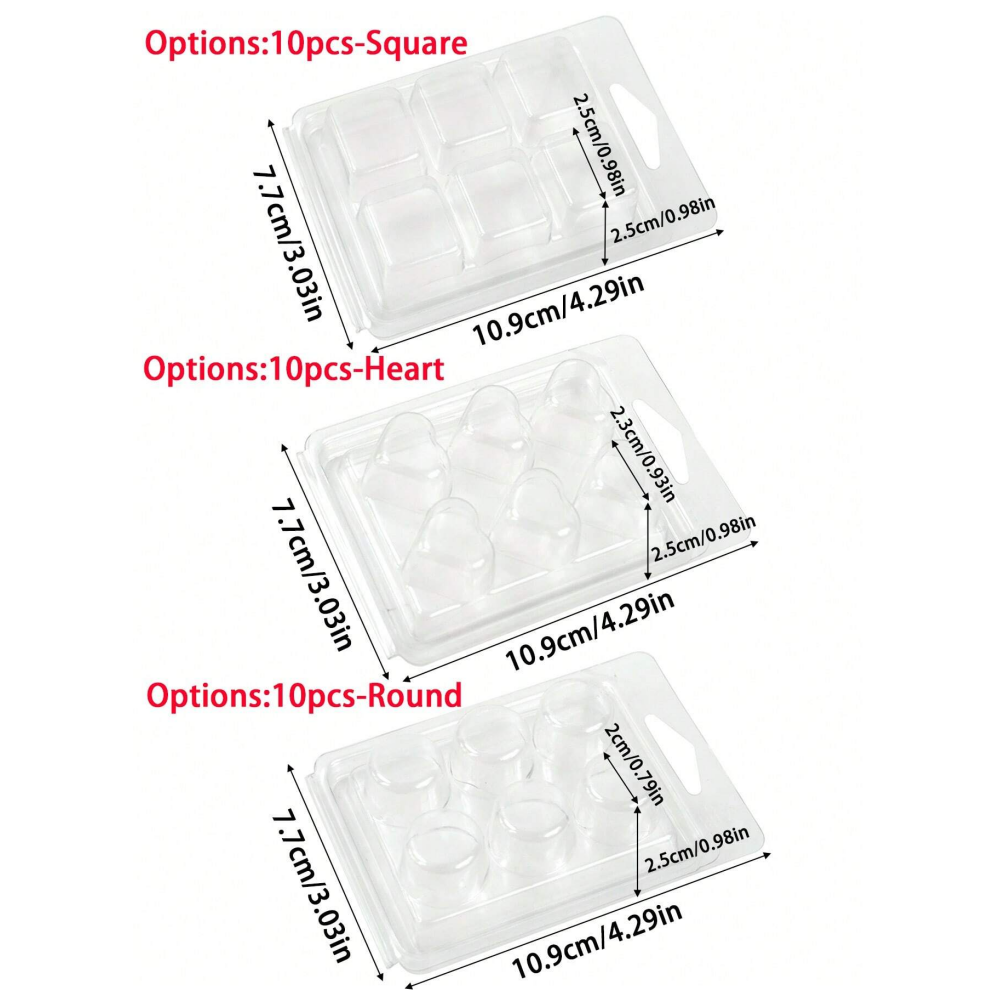 10pcs Wax Melt Mold, Wax Melt  - Soap Making Websites incelemesi ve fiyatı