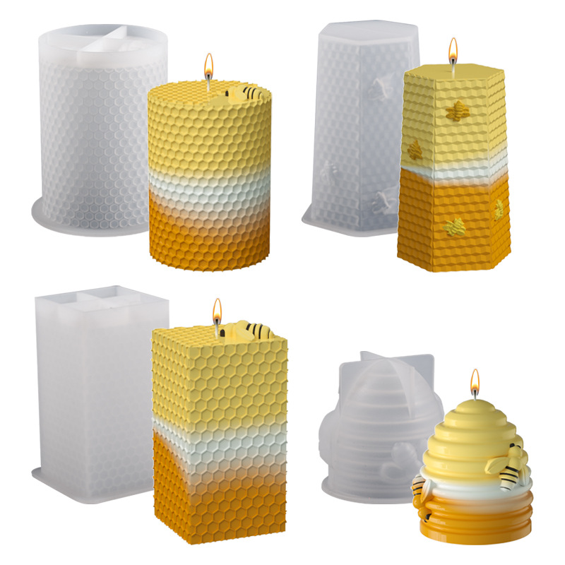 Candle Silicone Mold 3D Bee Ho - Soap Making Homemade incelemesi ve fiyatı
