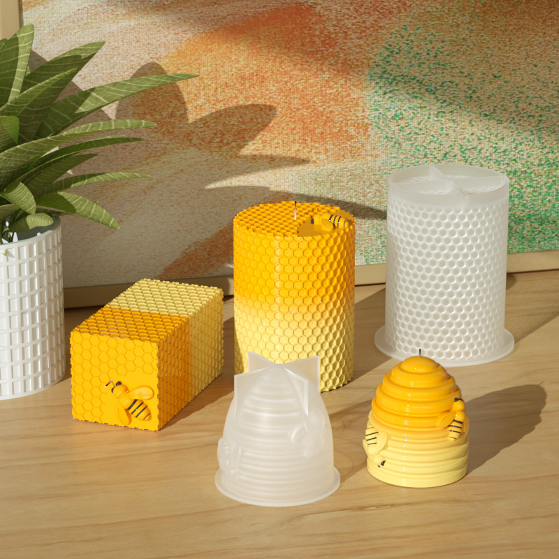 Candle Silicone Mold 3D Bee Ho - Soap Making Homemade incelemesi ve fiyatı