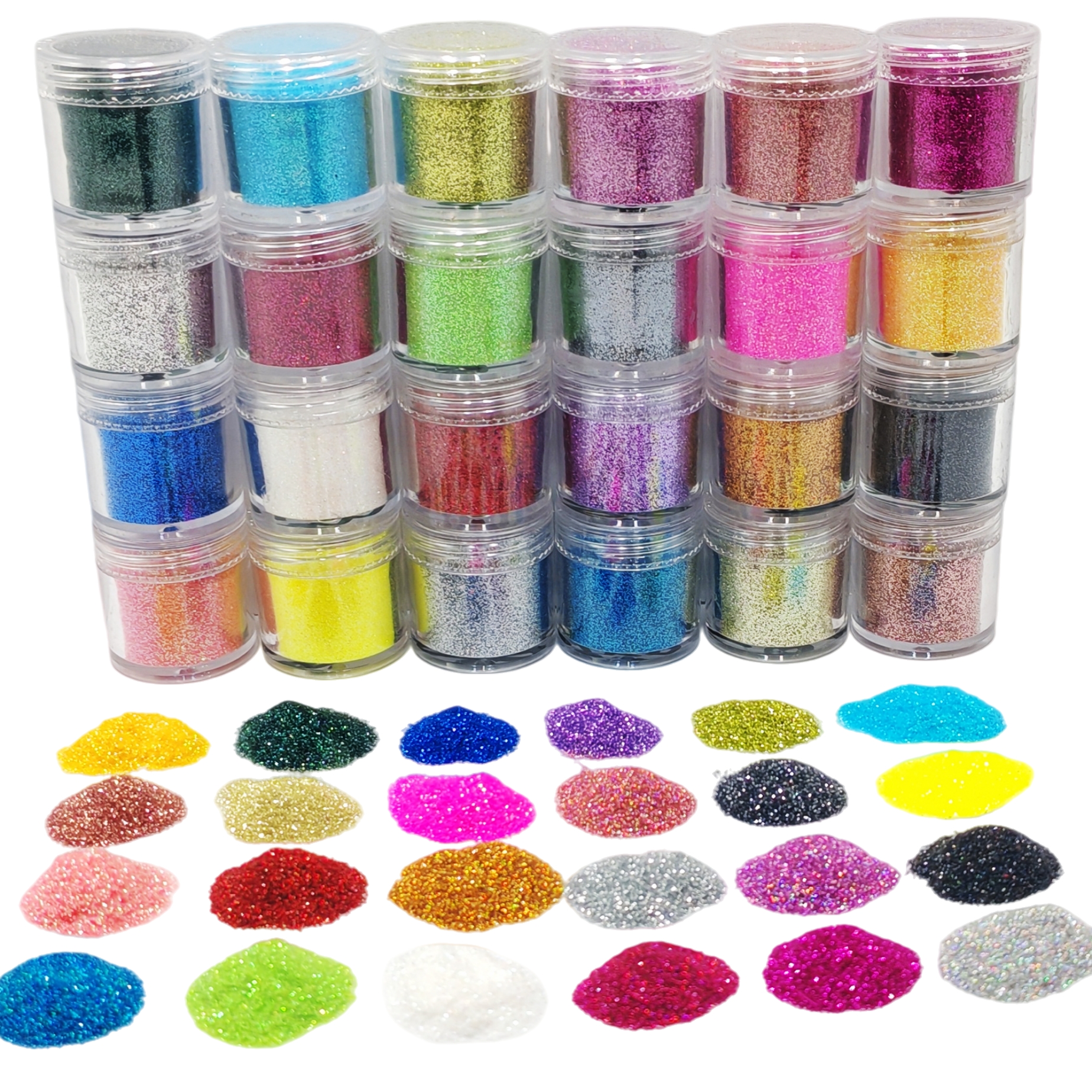 24-Color Cosmetic Iridescent H - Soap Making Jar incelemesi ve fiyatı