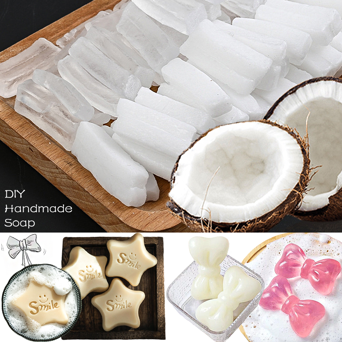 500g/package Handmade Soap Bas - Soap Making With Soap Base incelemesi ve fiyatı